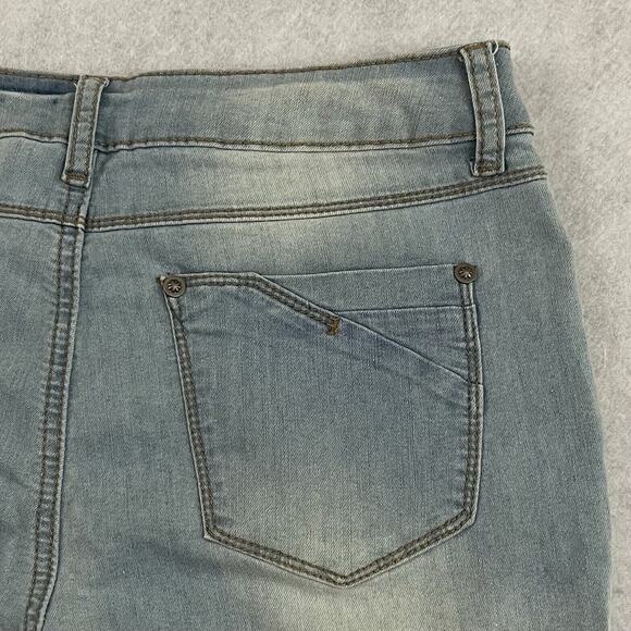 Bebe Skinny Jeans Womens Size 30 Blue Mid Rise Stretch Light Wash Denim NEW - Picture 13 of 14